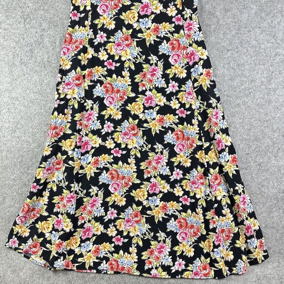 VTG Express Maxi Dress 3/4 Campagnie Internationale 90s Floral Boho Cottage* - Picture 4 of 16